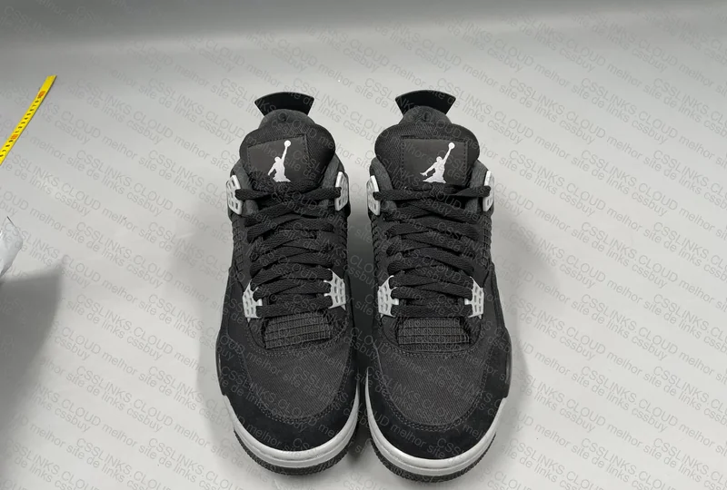 Jordan 4 Black Canvas 2