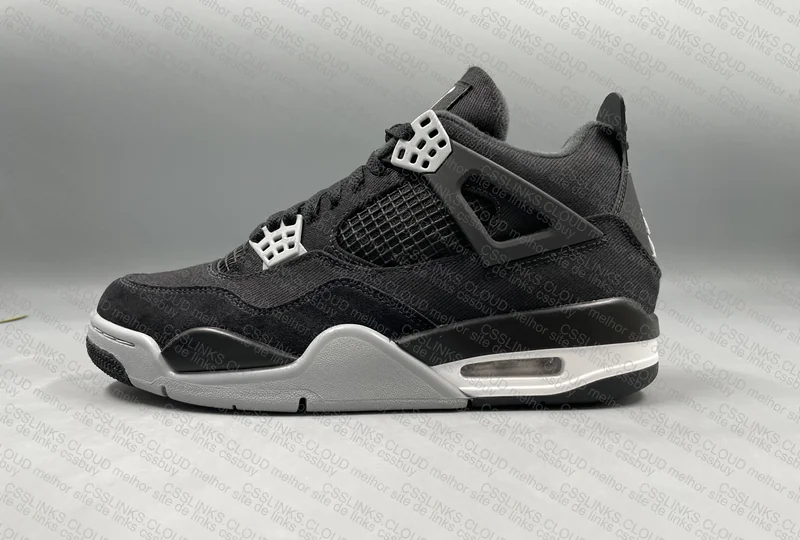 Jordan 4 Black Canvas 7