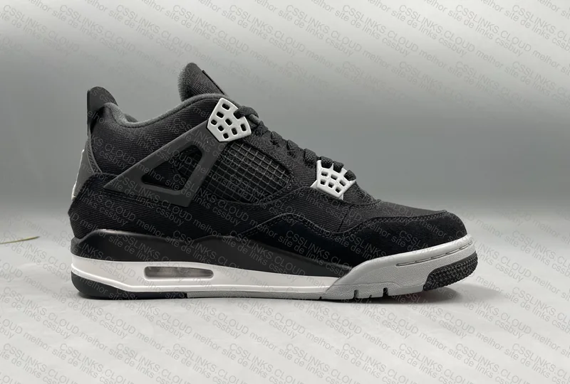 Jordan 4 Black Canvas 8