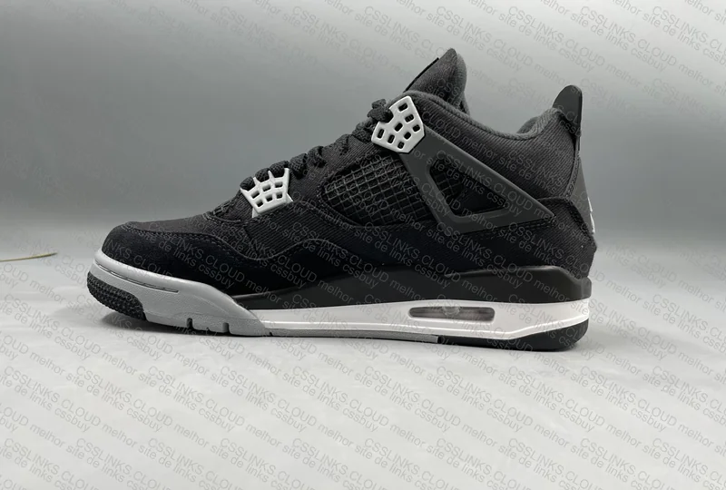 Jordan 4 Black Canvas 9