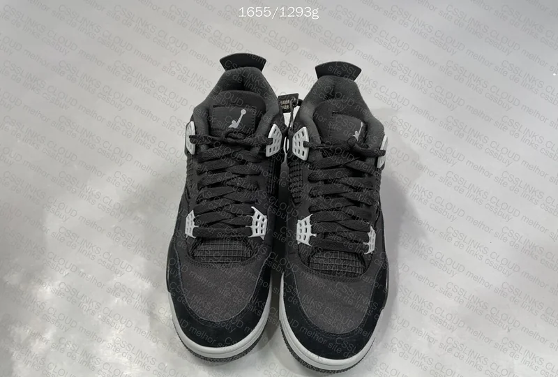 Jordan 4 Black Canvas 2