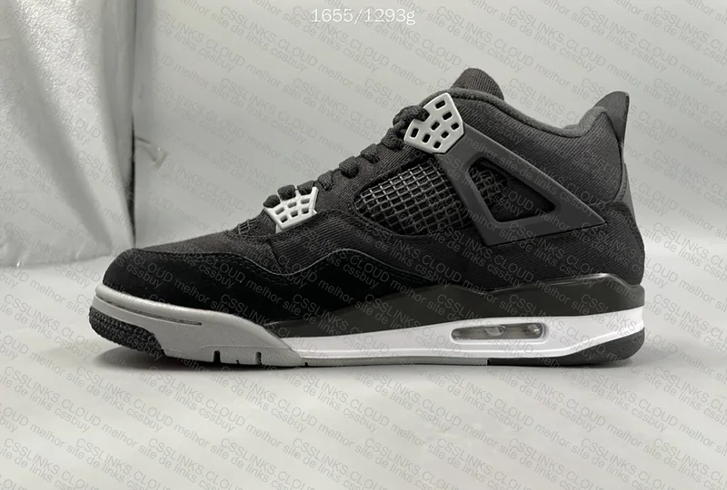 Jordan 4 Black Canvas 4
