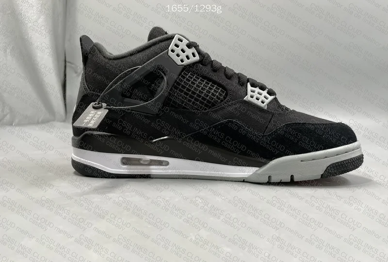 Jordan 4 Black Canvas 5