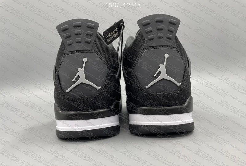 Jordan 4 "Black Canvas" 3