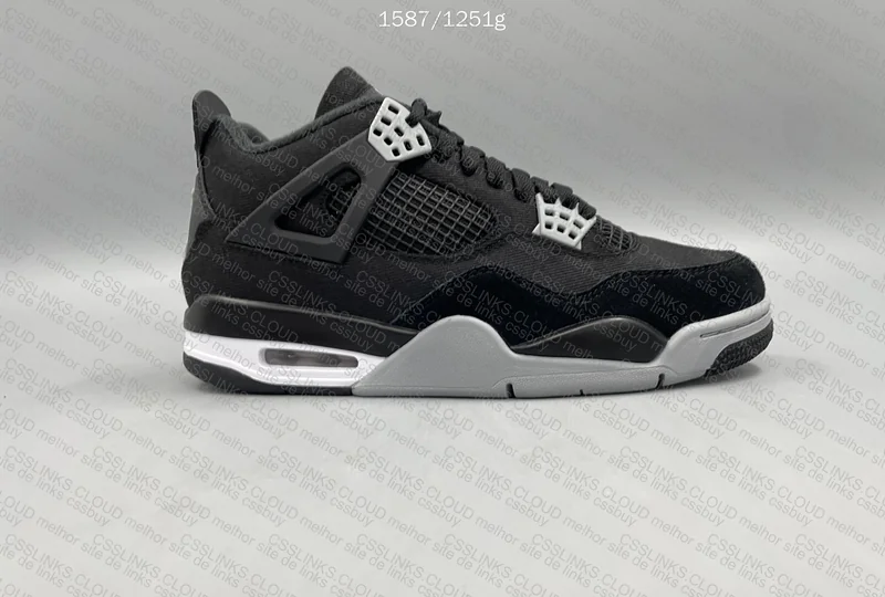 Jordan 4 "Black Canvas" 4