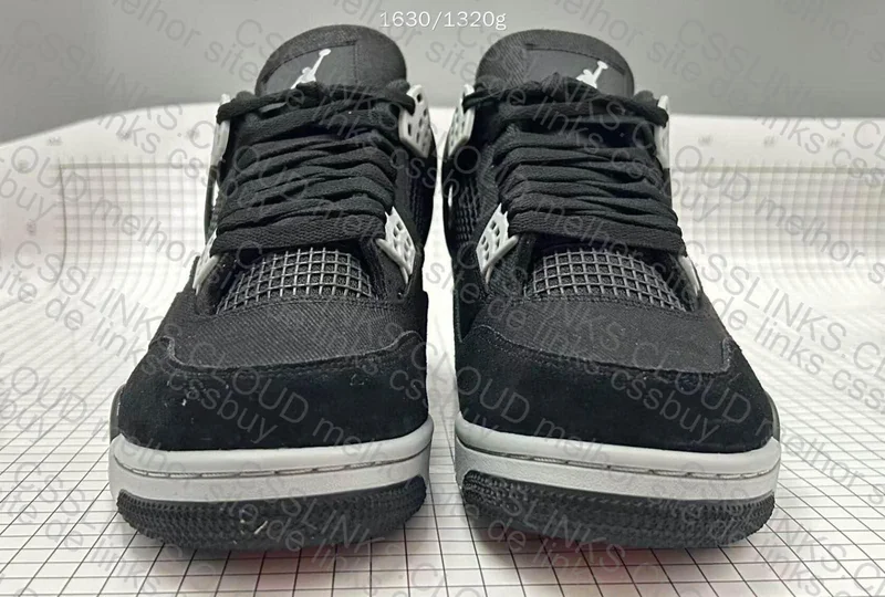 Jordan 4 black canvas