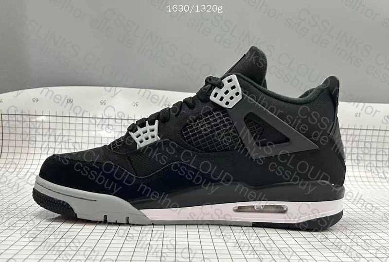 Jordan 4 black canvas 4