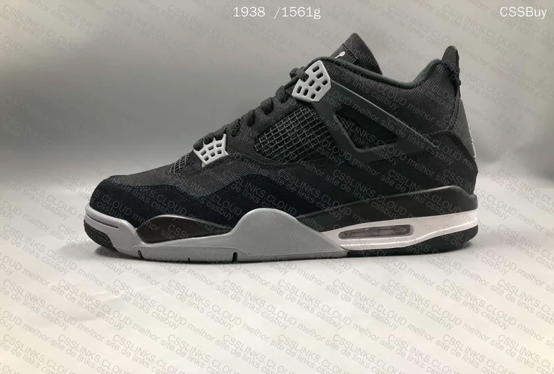 jordan 4 black canvas KX 5
