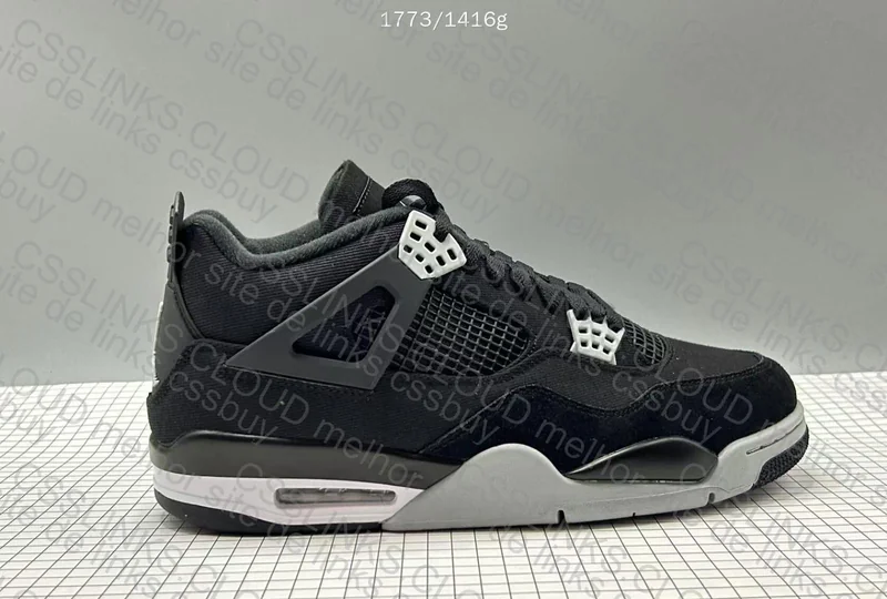 jordan 4 black canvas kx 5