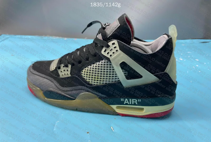 Jordan 4 Bred Off White Unrealesed 7
