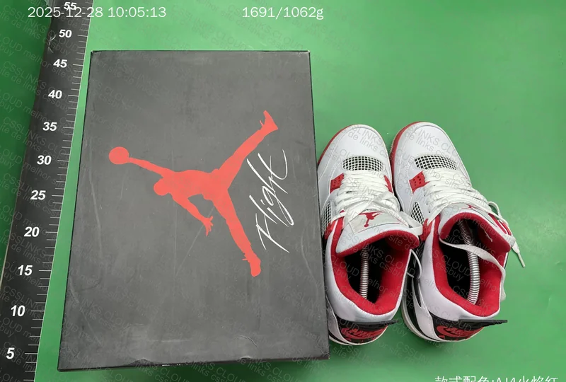 jordan 4 fire red GL???