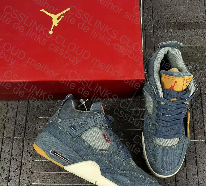 Jordan 4 Levi's Blue Denim 4