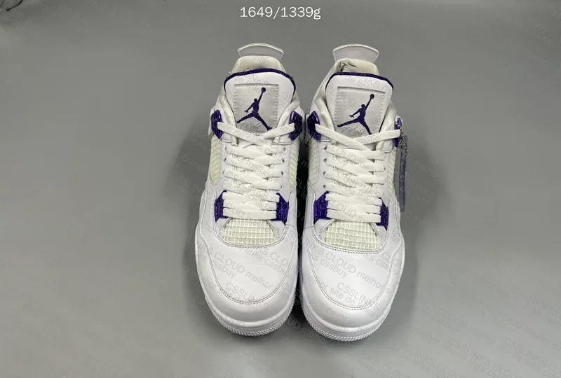 Jordan 4 Metalic Purple