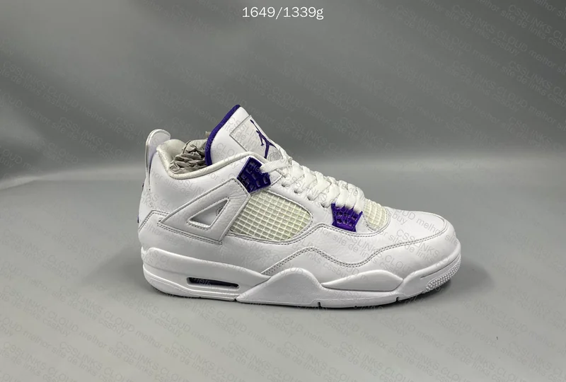 Jordan 4 Metalic Purple 2