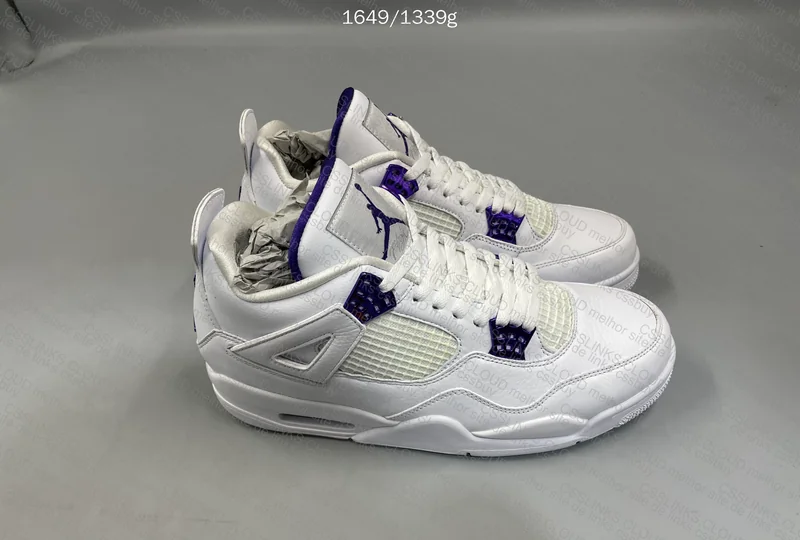 Jordan 4 Metalic Purple 6