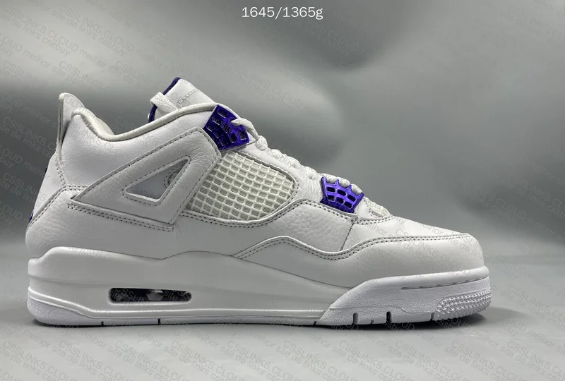 Jordan 4 metallic purple 3