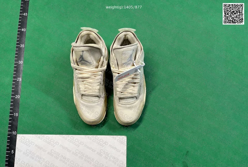 Jordan 4 Off-White Sail (PK/B) 3