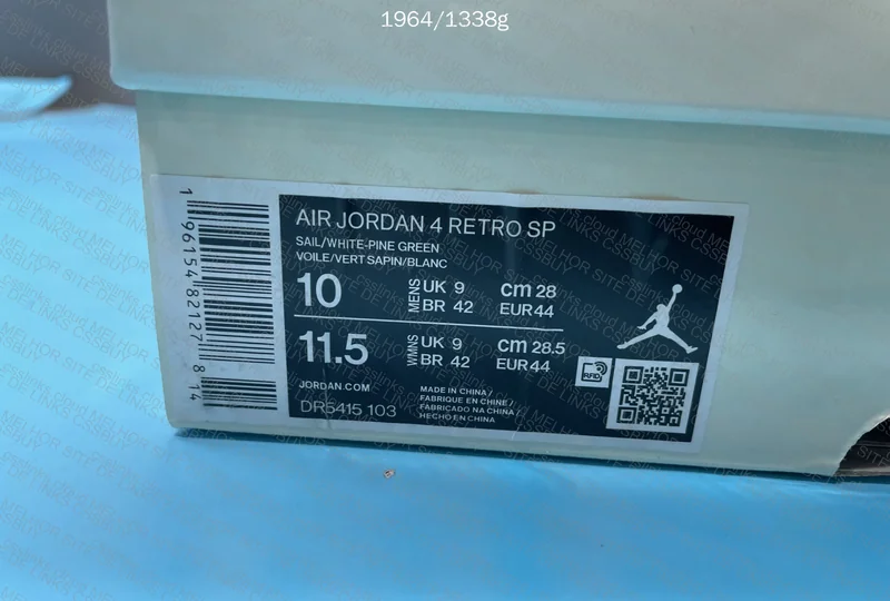 Jordan 4 PINE GREEN 9