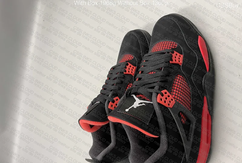 jORDAN 4 RED THUNDER