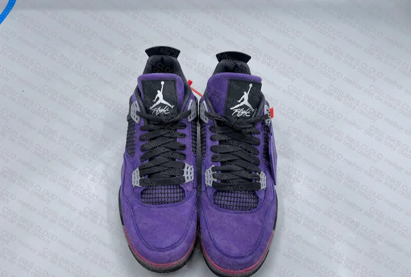 Jordan 4 Retro - Travis Scott Purple (Friends and Family)