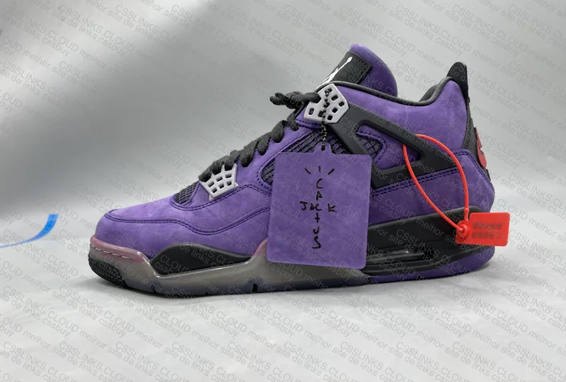 Jordan 4 Retro - Travis Scott Purple (Friends and Family) 5