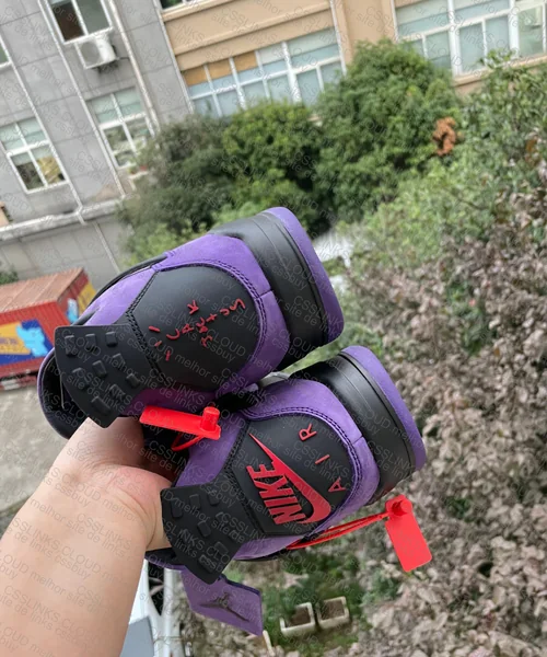Jordan 4 Retro - Travis Scott Purple (Friends and Family) 7