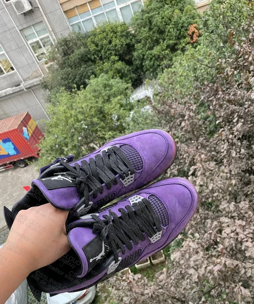 Jordan 4 Retro - Travis Scott Purple (Friends and Family) 9