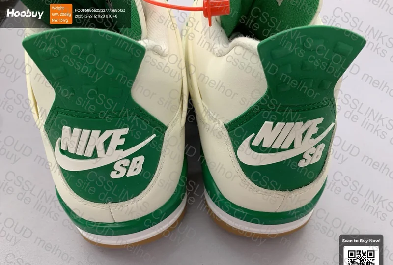 Jordan 4 SB Pine Green