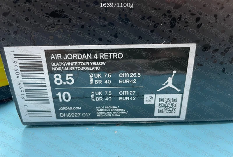 Jordan 4 (Thunder yellow) 5