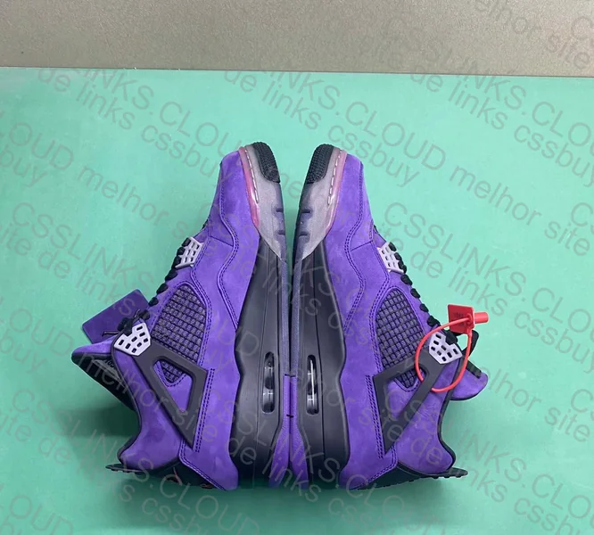 Jordan 4 Travis Scott x Jordan 4 Purple (F&F)