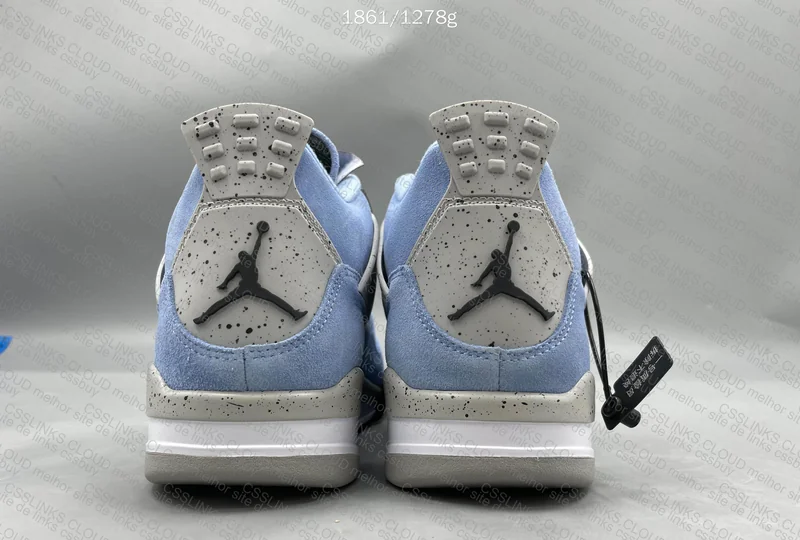 Jordan 4 university blue 3
