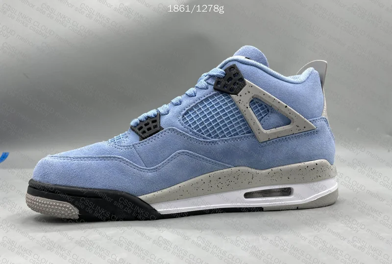 Jordan 4 university blue 8