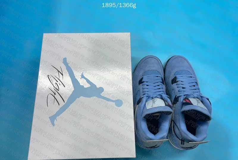 Jordan 4 University blue 8