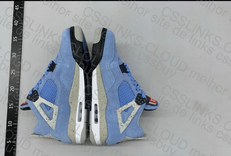 Jordan 4 university blue 3