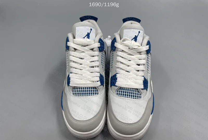 Jordan 4 White blue