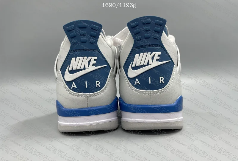 Jordan 4 White blue 3