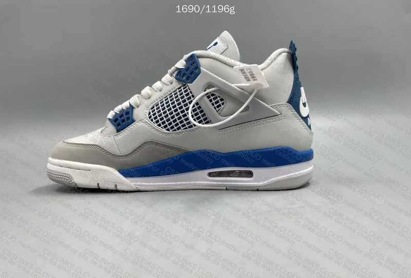 Jordan 4 White blue 5