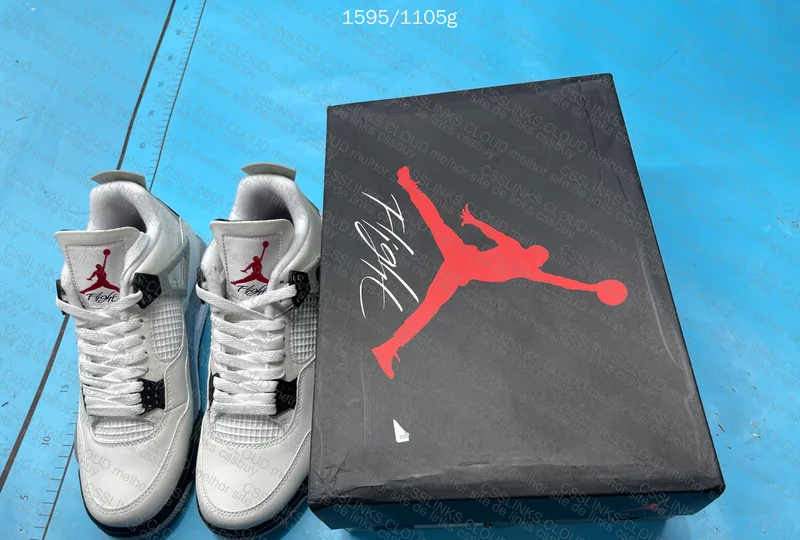 Jordan 4 White Cement