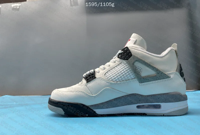 Jordan 4 White Cement 7