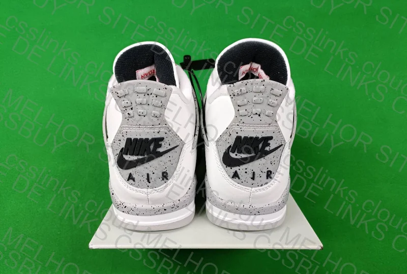 Jordan 4 White Cement (pela hubbuy) 2