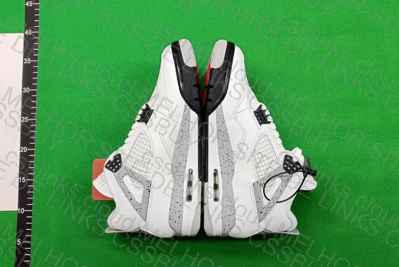 Jordan 4 White Cement (pela hubbuy) 3