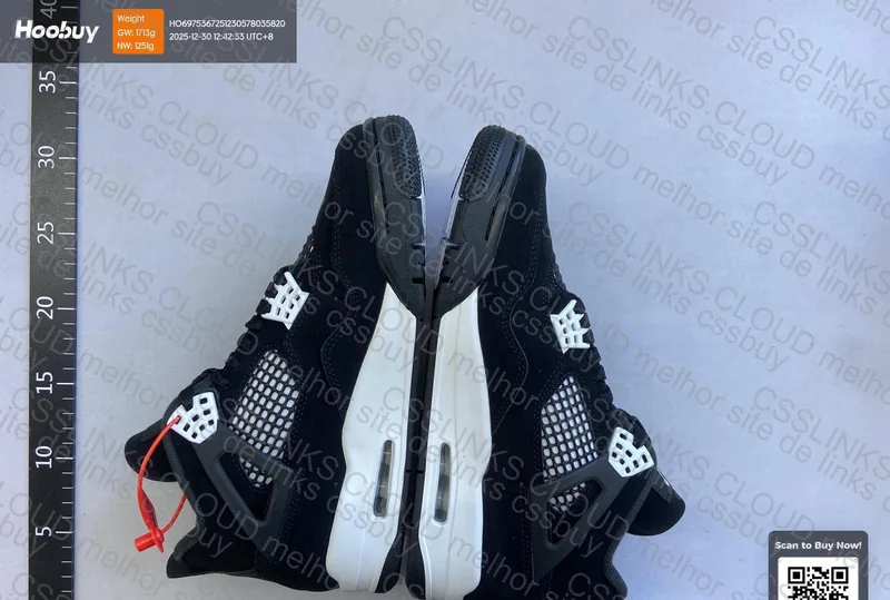 Jordan 4 white thunder 7