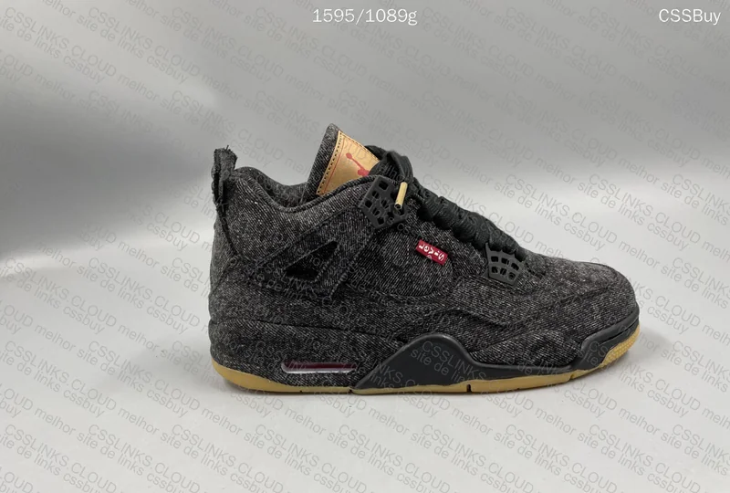 Jordan 4 x Levis Black Denim 2