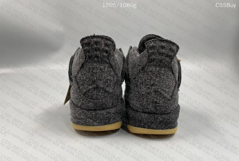 Jordan 4 x Levis Black Denim 3