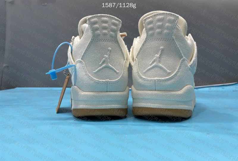Jordan 4 x Levis White Denim 6