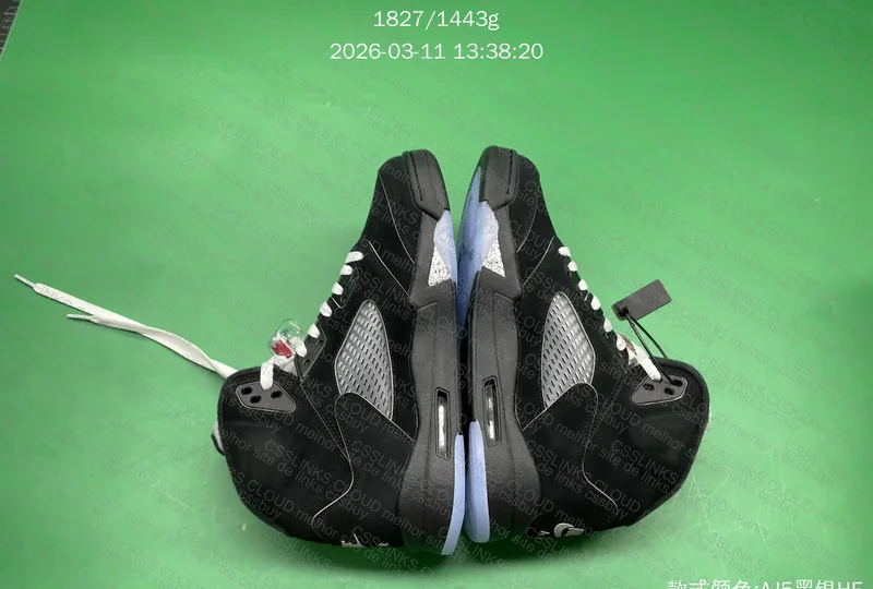 Jordan 5 black metallic 6