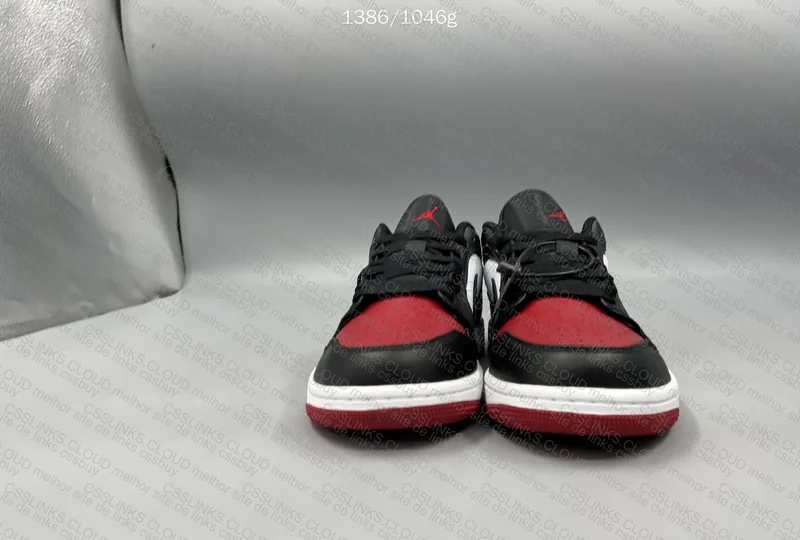 Jordan Low 1 Black and Red 2