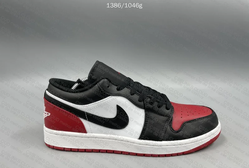 Jordan Low 1 Black and Red 3