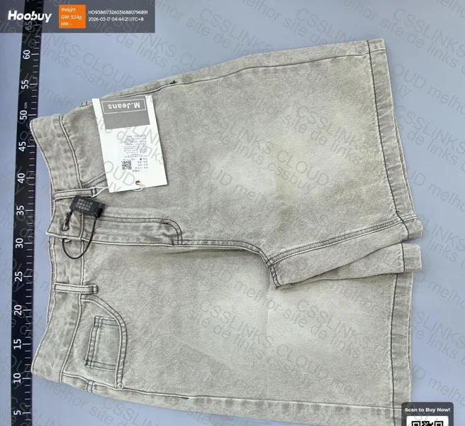 Jorts cinza claro 3