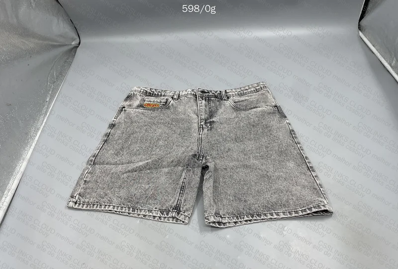 Gray Jorts with Measurement